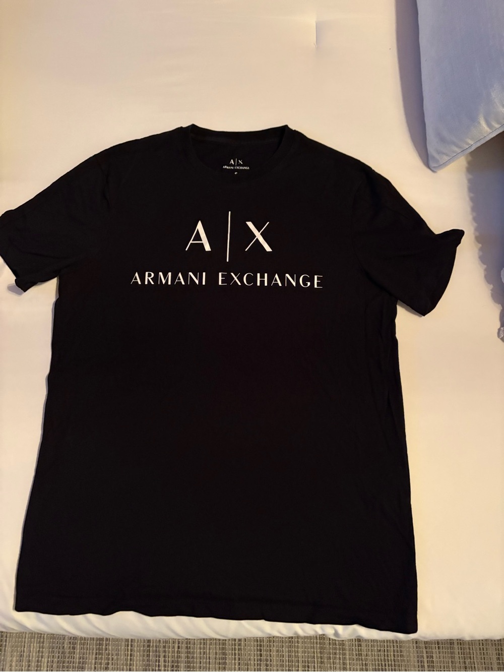 Armani Exchange Tee with White A|X Logo